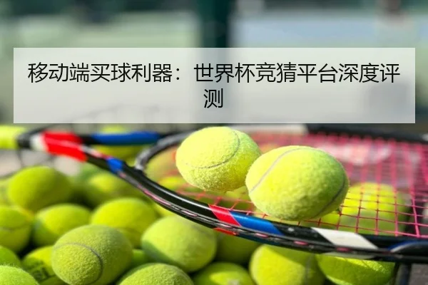 移动端买球利器：世界杯竞猜平台深度评测